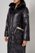 Купить Пальто утепленное зимнее женское  бежевого цвета 442155B, фото 9