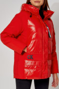 Купить Полупальто утепленное зимнее женское красного цвета 442182Kr, фото 14