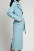 Купить Пальто демисезонное голубого цвета 4444Gl, фото 10