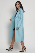 Купить Пальто демисезонное голубого цвета 4444Gl, фото 11