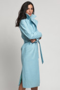 Купить Пальто демисезонное голубого цвета 4444Gl, фото 3
