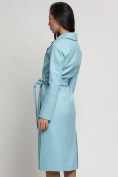 Купить Пальто демисезонное голубого цвета 4444Gl, фото 5