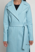 Купить Пальто демисезонное голубого цвета 4444Gl, фото 7