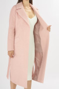 Купить Пальто демисезонное розового цвета 4444R, фото 10