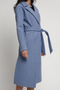 Купить Пальто демисезонное синего цвета 4444S, фото 10