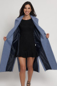 Купить Пальто демисезонное синего цвета 4444S, фото 11