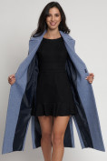Купить Пальто демисезонное синего цвета 4444S, фото 12