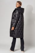 Купить Пальто утепленное стеганое зимнее женское  черного цвета 448602Ch, фото 7