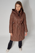 Купить Пальто утепленное стеганое зимнее женское   448602TK, фото 10
