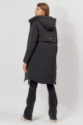 Купить Пальто утепленное зимнее женское  черного цвета 448882Ch, фото 5