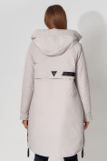 Купить Пальто утепленное зимнее женское  светло-серого цвета 448882SS, фото 5