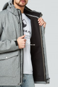 Купить Парка softshell мужская серого цвета 1904Sr, фото 6