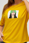 Купить Женские футболки с принтом горчичного цвета 50003G, фото 5