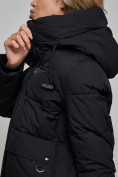Купить Зимняя женская куртка модная с капюшоном черного цвета 52303Ch, фото 16