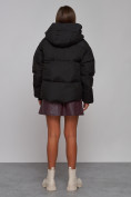 Купить Зимняя женская куртка модная с капюшоном черного цвета 52309Ch, фото 4