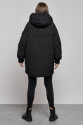 Купить Зимняя женская куртка модная с капюшоном черного цвета 52311Ch, фото 4