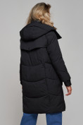 Купить Пальто утепленное молодежное зимнее женское черного цвета 52321Ch, фото 23