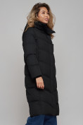 Купить Пальто утепленное молодежное зимнее женское черного цвета 52325Ch, фото 2