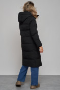 Купить Пальто утепленное молодежное зимнее женское черного цвета 52325Ch, фото 8