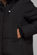 Купить Пальто утепленное молодежное зимнее женское черного цвета 52328Ch, фото 11