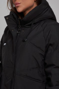 Купить Пальто утепленное молодежное зимнее женское черного цвета 52330Ch, фото 11