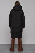 Купить Пальто утепленное молодежное зимнее женское черного цвета 52330Ch, фото 4