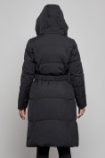 Купить Пальто утепленное молодежное зимнее женское черного цвета 52332Ch, фото 10
