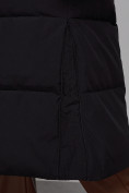 Купить Пальто утепленное молодежное зимнее женское черного цвета 52382Ch, фото 14