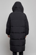 Купить Пальто утепленное молодежное зимнее женское черного цвета 52391Ch, фото 7