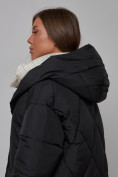 Купить Пальто утепленное молодежное зимнее женское черного цвета 52395Ch, фото 20
