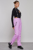Купить Полукомбинезон утепленный женский зимний горнолыжный розового цвета 526R, фото 3