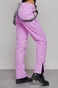 Купить Полукомбинезон утепленный женский зимний горнолыжный розового цвета 526R, фото 7