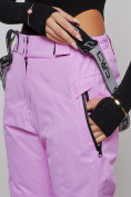 Купить Полукомбинезон утепленный женский зимний горнолыжный розового цвета 526R, фото 9