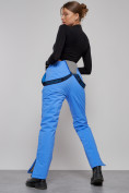 Купить Полукомбинезон утепленный женский зимний горнолыжный синего цвета 526S, фото 15