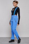 Купить Полукомбинезон утепленный женский зимний горнолыжный синего цвета 526S, фото 2