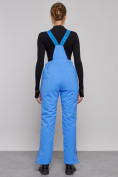 Купить Полукомбинезон утепленный женский зимний горнолыжный синего цвета 526S, фото 4