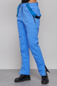Купить Полукомбинезон утепленный женский зимний горнолыжный синего цвета 526S, фото 6