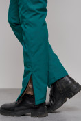 Купить Полукомбинезон утепленный женский зимний горнолыжный зеленого цвета 526Z, фото 11