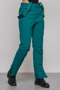 Купить Полукомбинезон утепленный женский зимний горнолыжный зеленого цвета 526Z, фото 7