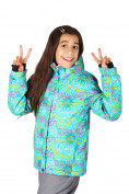 Купить Куртка горнолыжная подростковая салатового цвета 1549Sl, фото 2