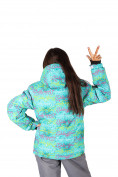 Купить Куртка горнолыжная подростковая салатового цвета 1549Sl, фото 3