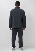 Купить Спортивный костюм мужской весна-лето темно-серого цвета 55040TC, фото 5