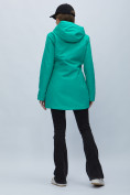 Купить Парка женская с капюшоном зеленого цвета 551705Z, фото 5