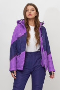 Купить Горнолыжная куртка женская фиолетового цвета 551901F, фото 2