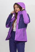 Купить Горнолыжная куртка женская фиолетового цвета 551901F, фото 3