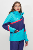 Купить Горнолыжная куртка женская голубого цвета 551901Gl, фото 9