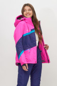 Купить Горнолыжная куртка женская розового цвета 551901R, фото 2