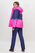 Купить Горнолыжная куртка женская розового цвета 551901R, фото 9