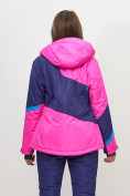 Купить Горнолыжная куртка женская розового цвета 551901R, фото 3