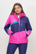Купить Горнолыжная куртка женская розового цвета 551901R